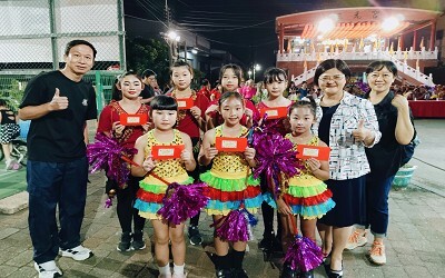 115臺中市東寶社區發展協會中秋聯歡晚會流星球表演